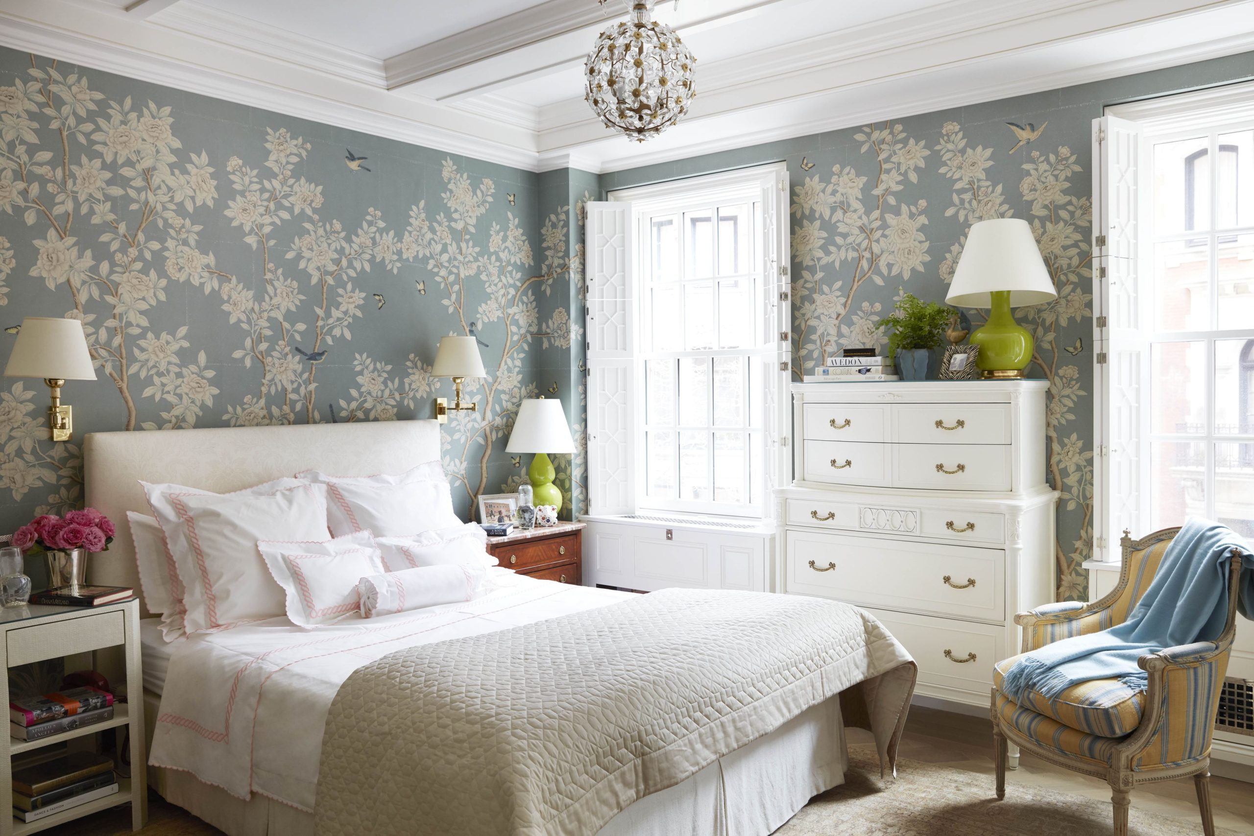 The Designer Guide to Shifting a Room Mood from Sweet to Moody Using Wallpaper