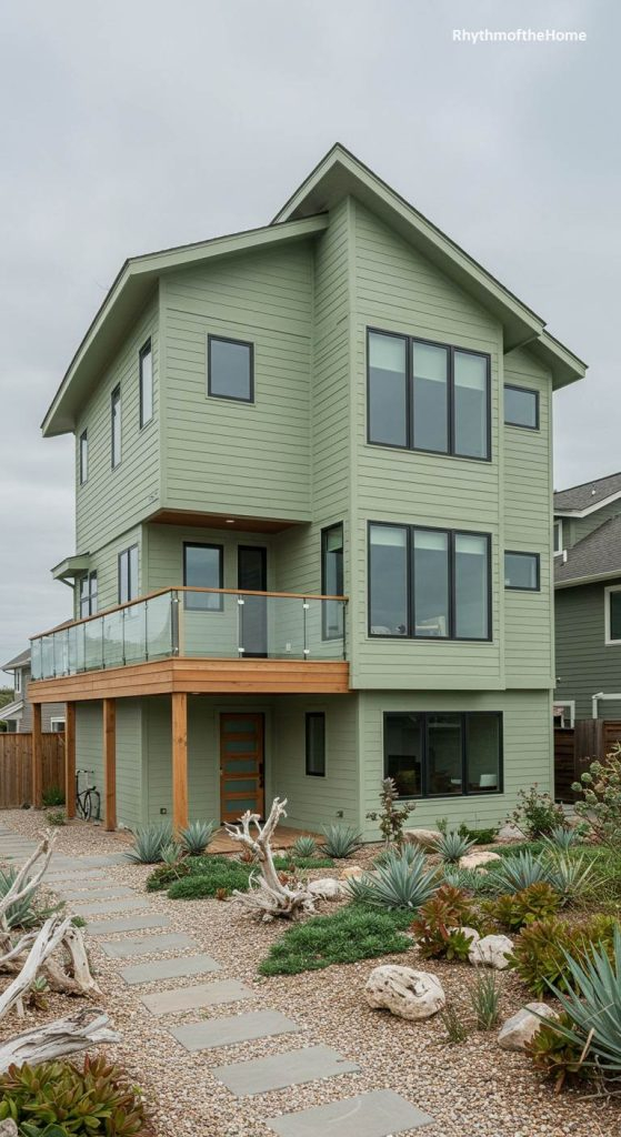 100 Coastal Homes You Have To See – Rhythm Of The Home throughout Why the classic twelve inch wooden ship wheel remains a beloved staple in modern coastal home design