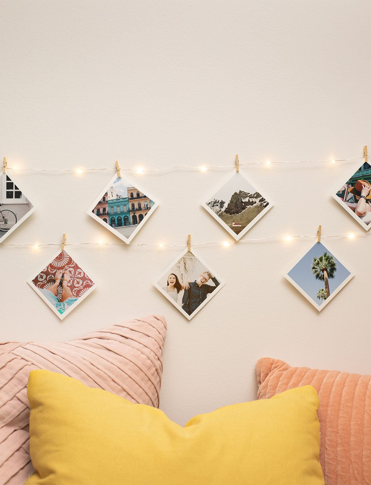 15 Creative Photo Display Ideas That Don't Need Frames in Creative Ways to Display Your Favorite Memories Without Traditional Frames