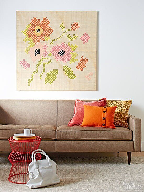 15 Diy Wall Art Projects For A High-End Look On A Budget | Diy Wall Art ... with regard to Diy Project: Wallpaper Goes Mobile
