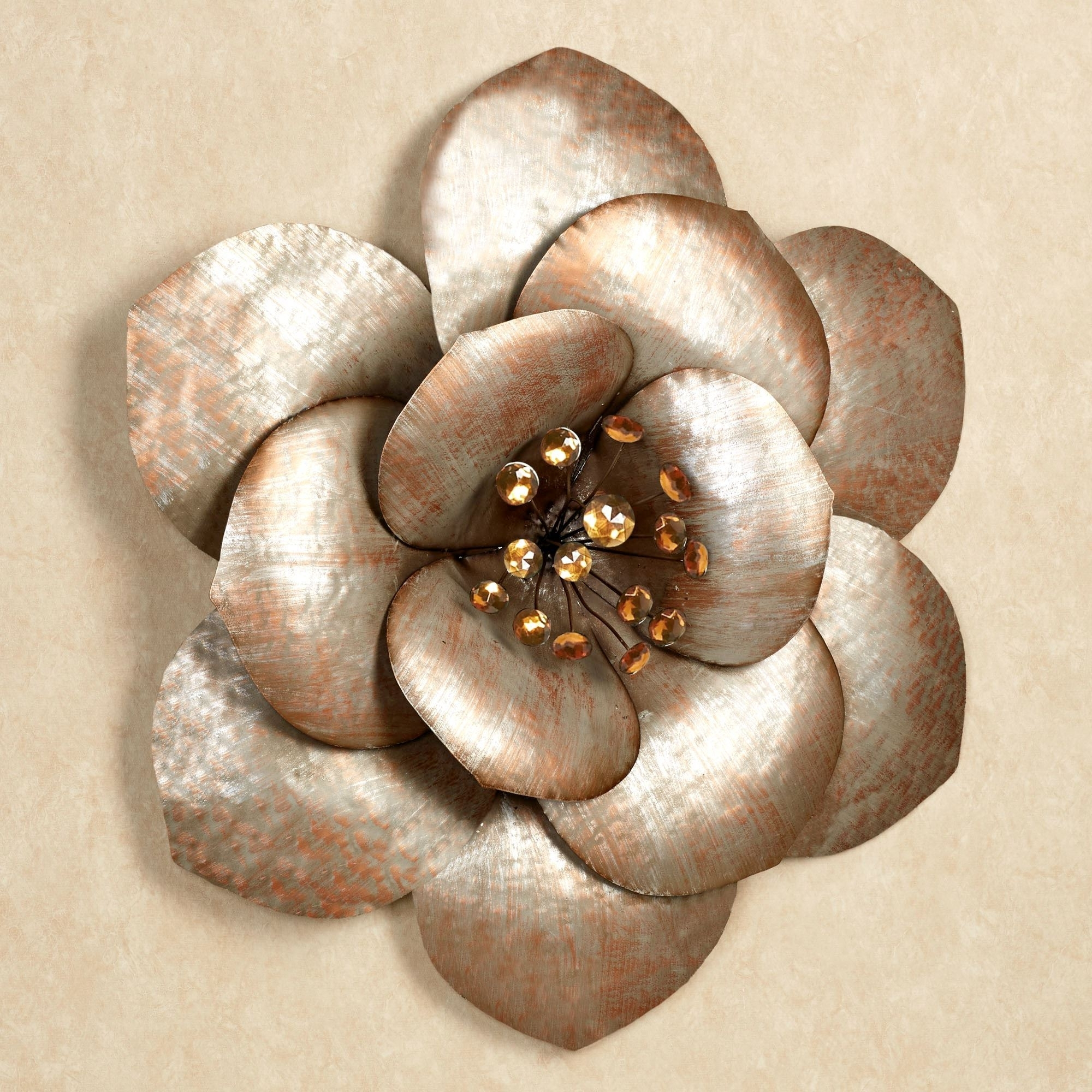 15 Ideas Of Elevate Your Decor With Stunning Metal Flower Wall Art in Understanding the Craft of Creating Floral Large Disc Metal Wall Art in 2026