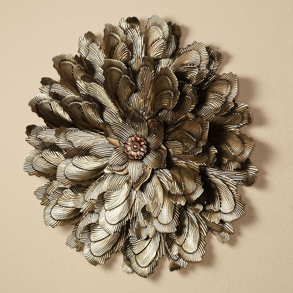 15 Ideas Of Elevate Your Decor With Stunning Metal Flower Wall Art throughout Red Rose Hand-Drawn Painting, Floral Large Disc Metal Wall Art, 11"