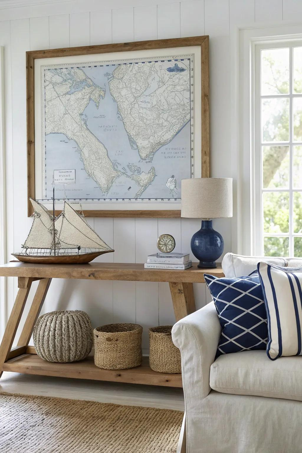 19+ Charming Nautical Decor Ideas For Your Living Room - Vervilla intended for What Marine Decor Tells Guests About Your Personal Aesthetic in 2026