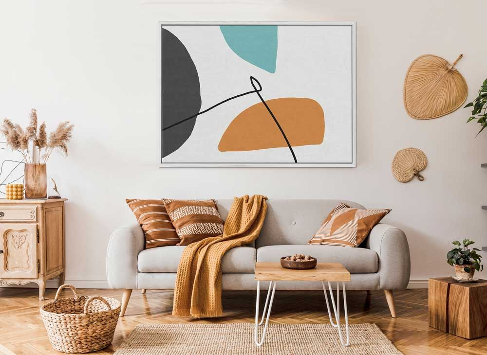 20 Minimalist Home Design Ideas For A Decluttered Home - Archute with regard to Large Abstract Painting, Minimal Contemporary Artwork, Statement Piece