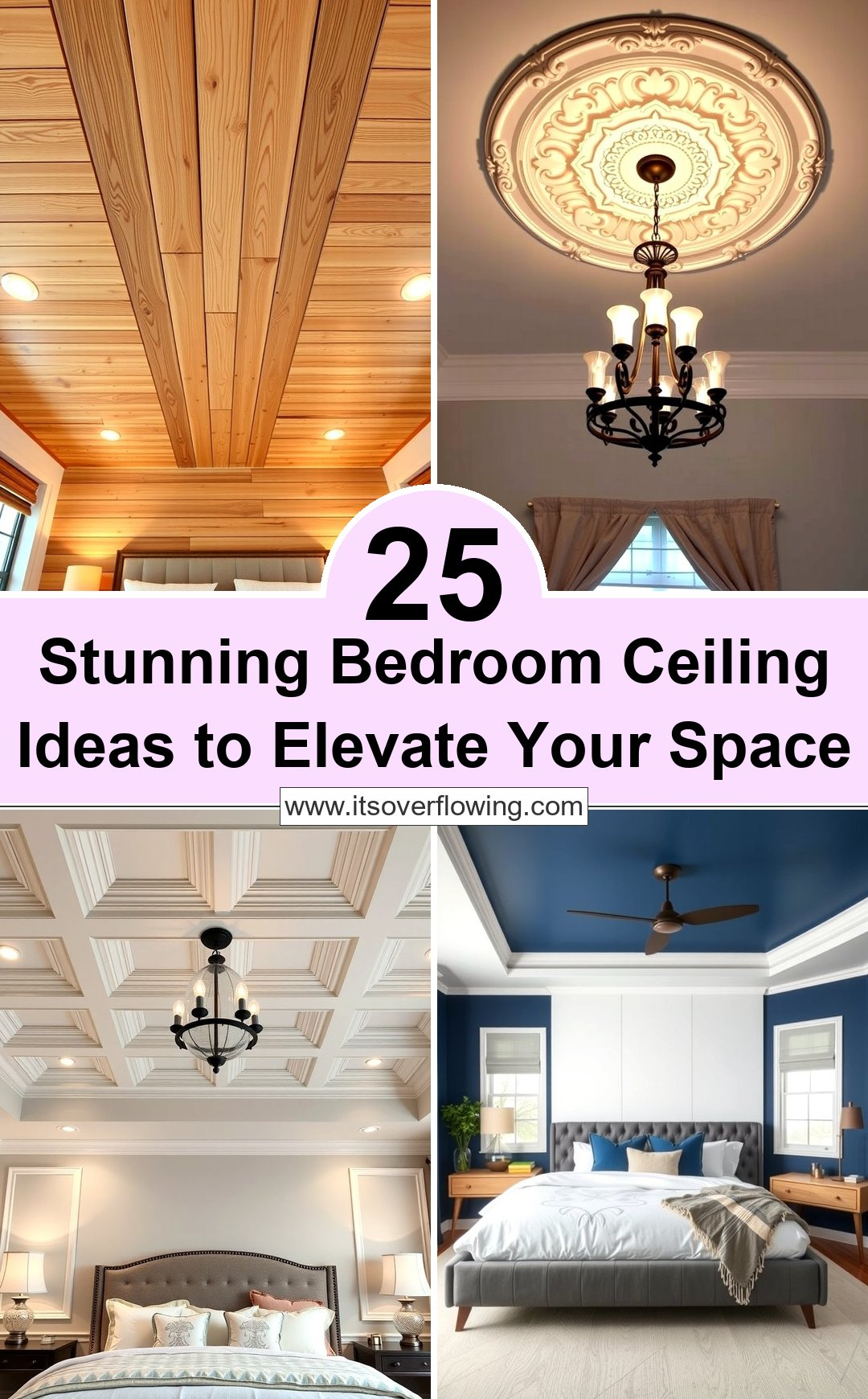25 Stunning Bedroom Ceiling Ideas To Elevate Your Space with regard to Elevate Your Space with Sophisticated Ceiling Stencil Designs This Year