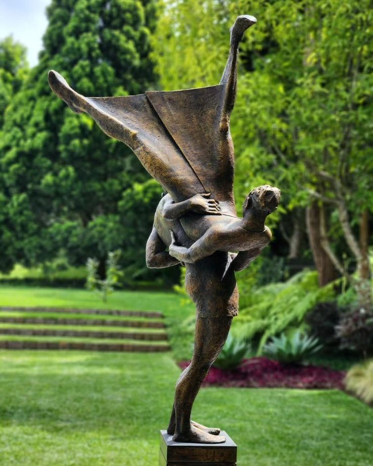 29 Garden Sculpture Ideas: Creative, Modern, And Zen Inspirations For ... inside Why Modern Gardeners Are Bringing Folklore Inside with Heavy Resin Sculptures