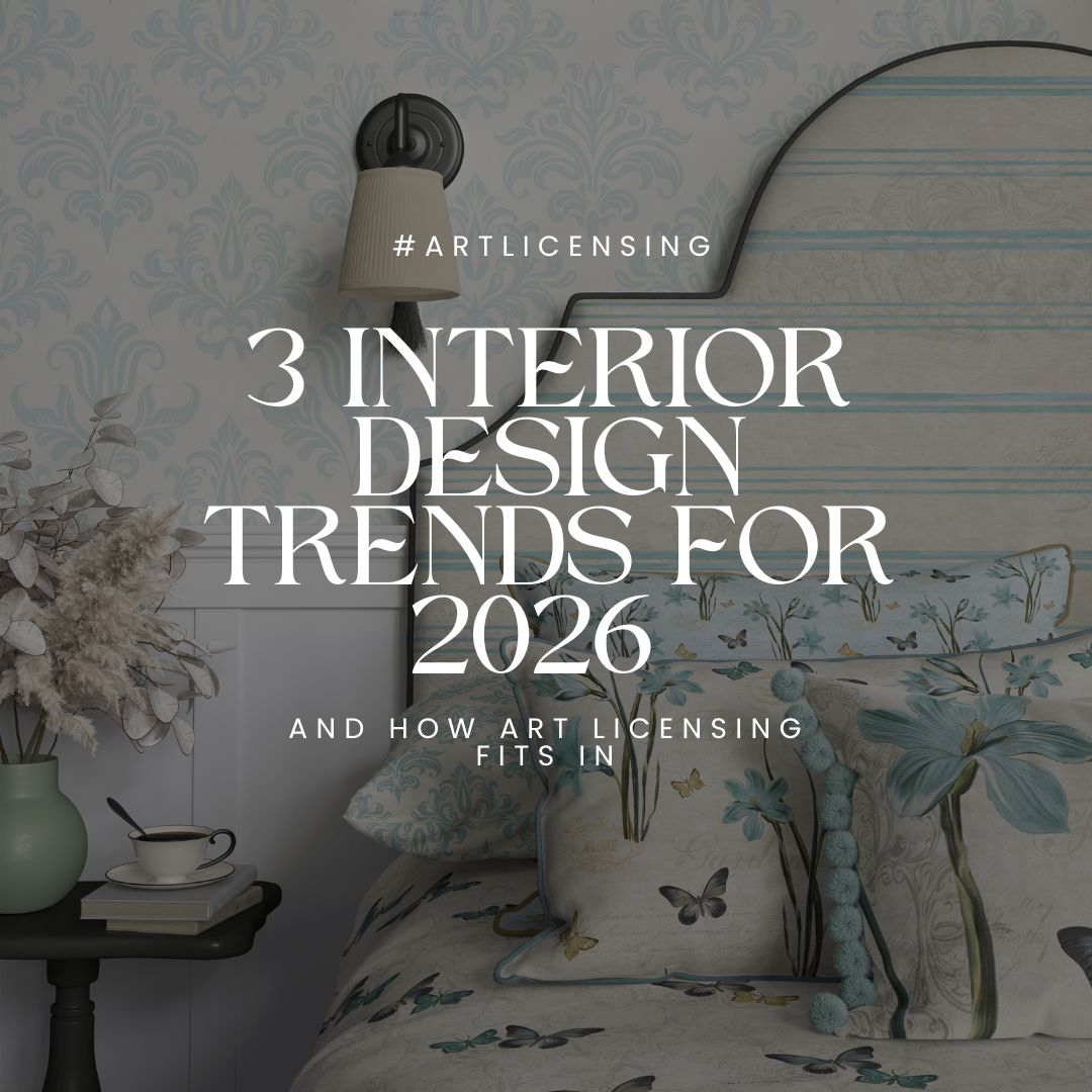3 Interior Design Trends For 2026 (And How Art Licensing Fits In ... throughout Why Interior Designers Are Choosing Koi Fish Wall Decor Wdc1025B For Modern Homes in 2026