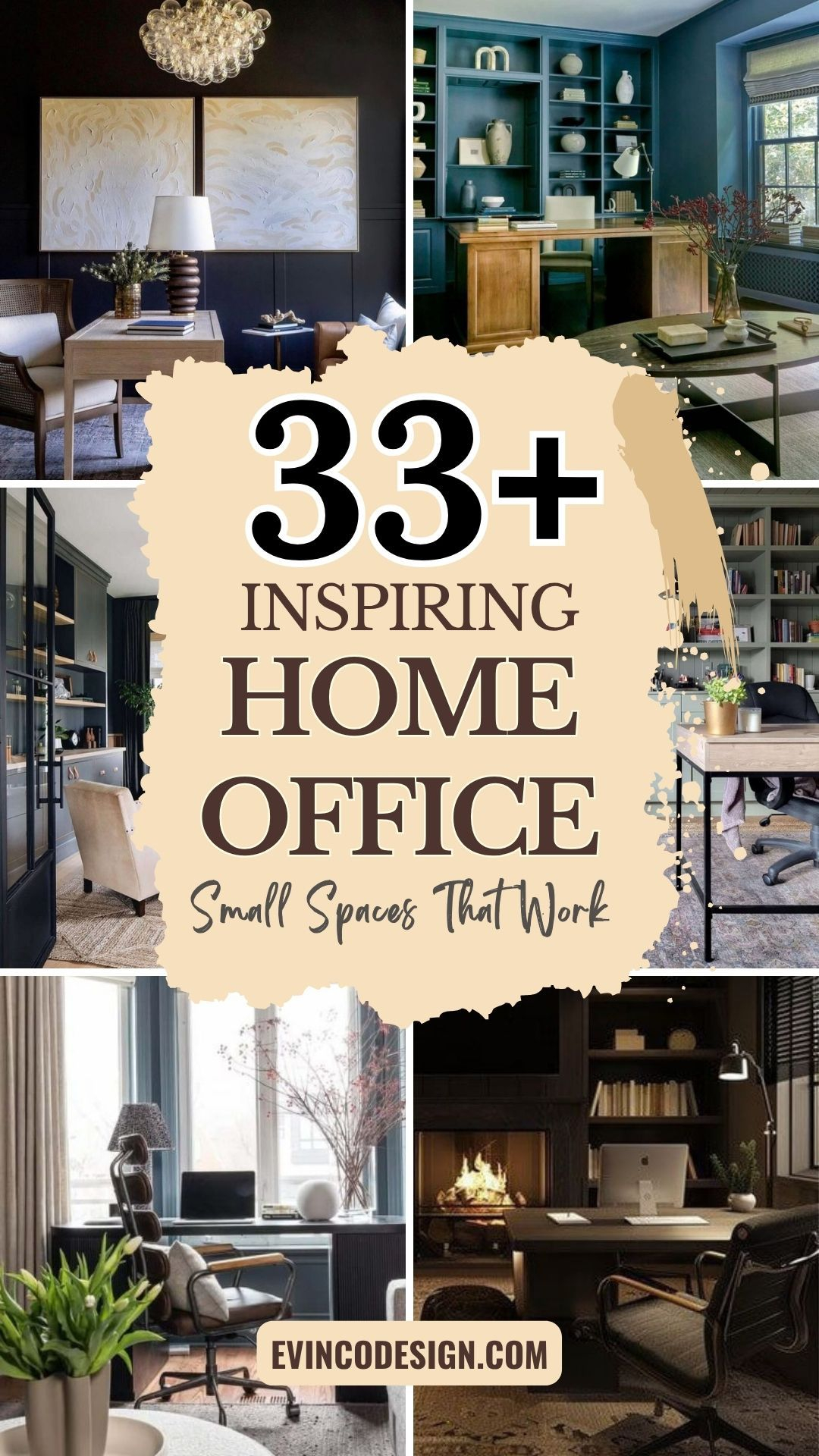 33 Inspiring Home Office Ideas For Small Spaces That Actually Work In ... for 3 Hardworking Rooms You Can Make Happier With Wallpaper