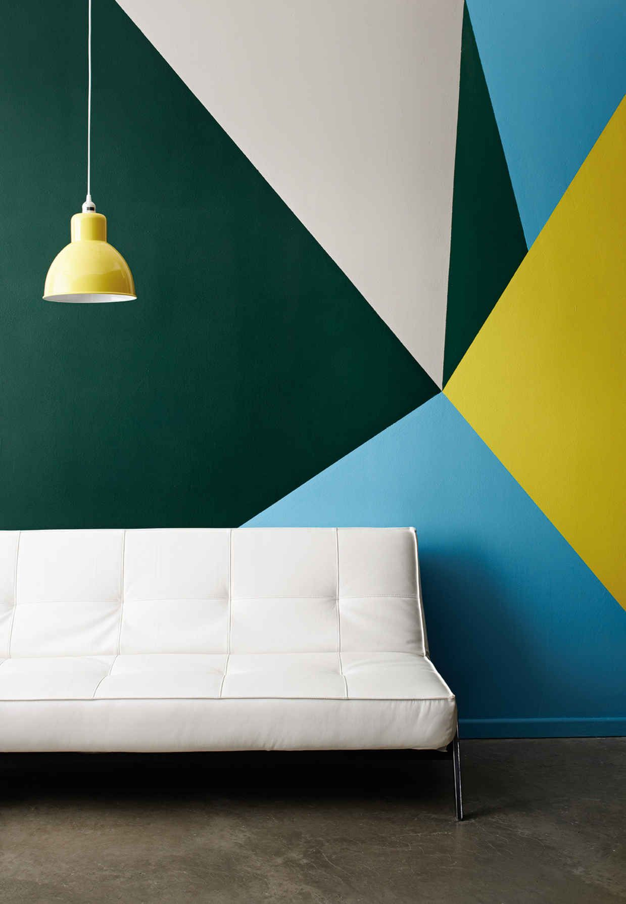 36 Examples Of Minimal Interior Design 9 | Geometric Wall Decor ... in Contemporary Segments Wall Dcor - Multicolor