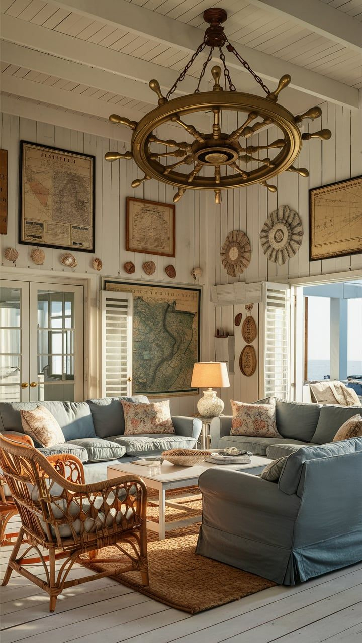 Integrating Vintage Maritime Elements Into Modern Living Spaces