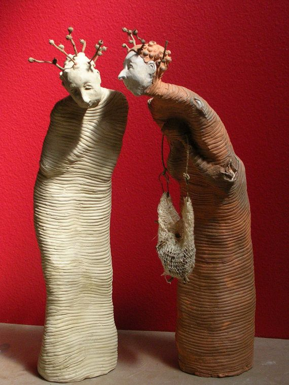 A Silent Solicitation One Of A Kind Handmade Terra Cotta And Stoneware ... with regard to A Guide to Caring for and Styling Handmade Terra-cotta Sculptures