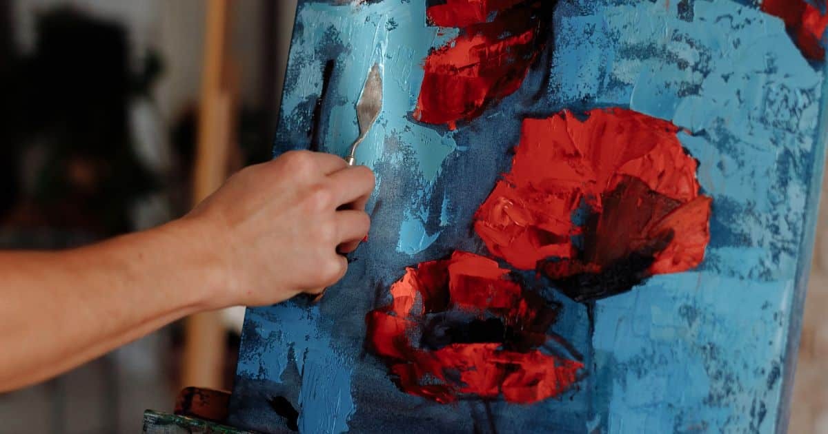 All About Layered Art - Fluid Texture Art - Love Acrylic Painting within The Red Metropolis Hand Painted Canvas Wall Art