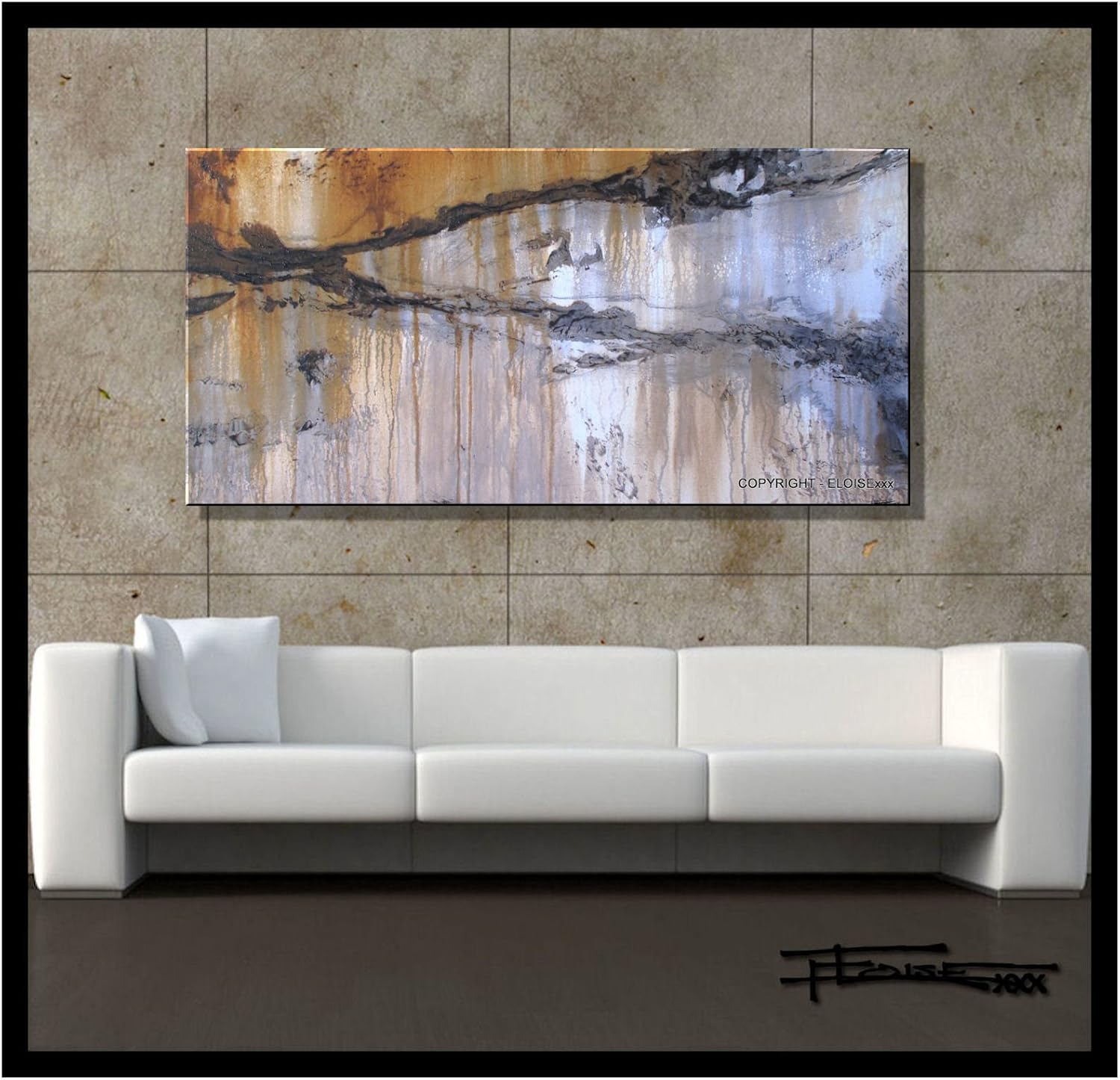 Amazon.com: Eloise World Studio - Eloisexxx Art On Canvas, Modern ... within What Collectors Look for in ELOISExxx Certified Giclee Works