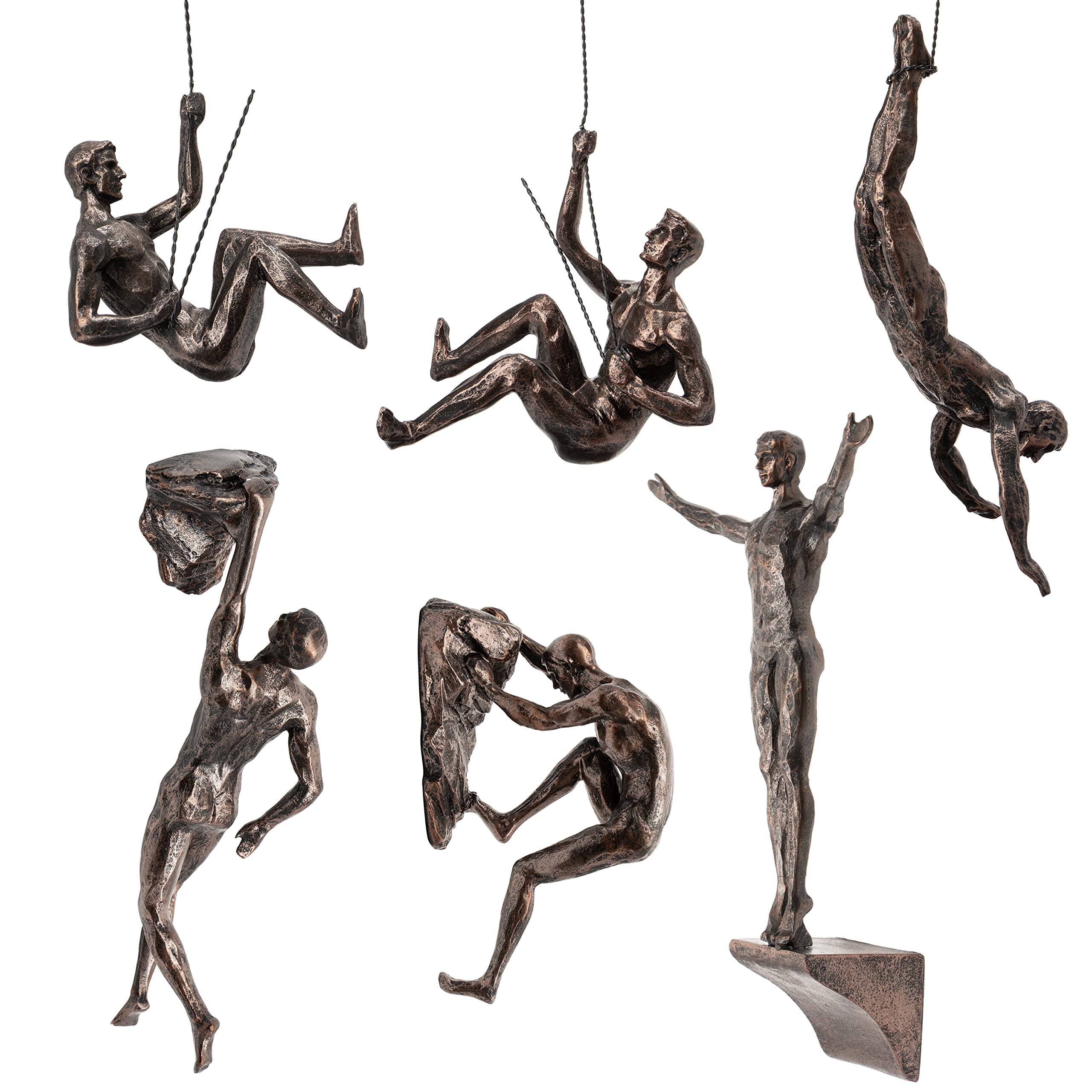 Why the Gold Climbing Man Set of 4 Has Become a Modern Interior Design Phenomenon