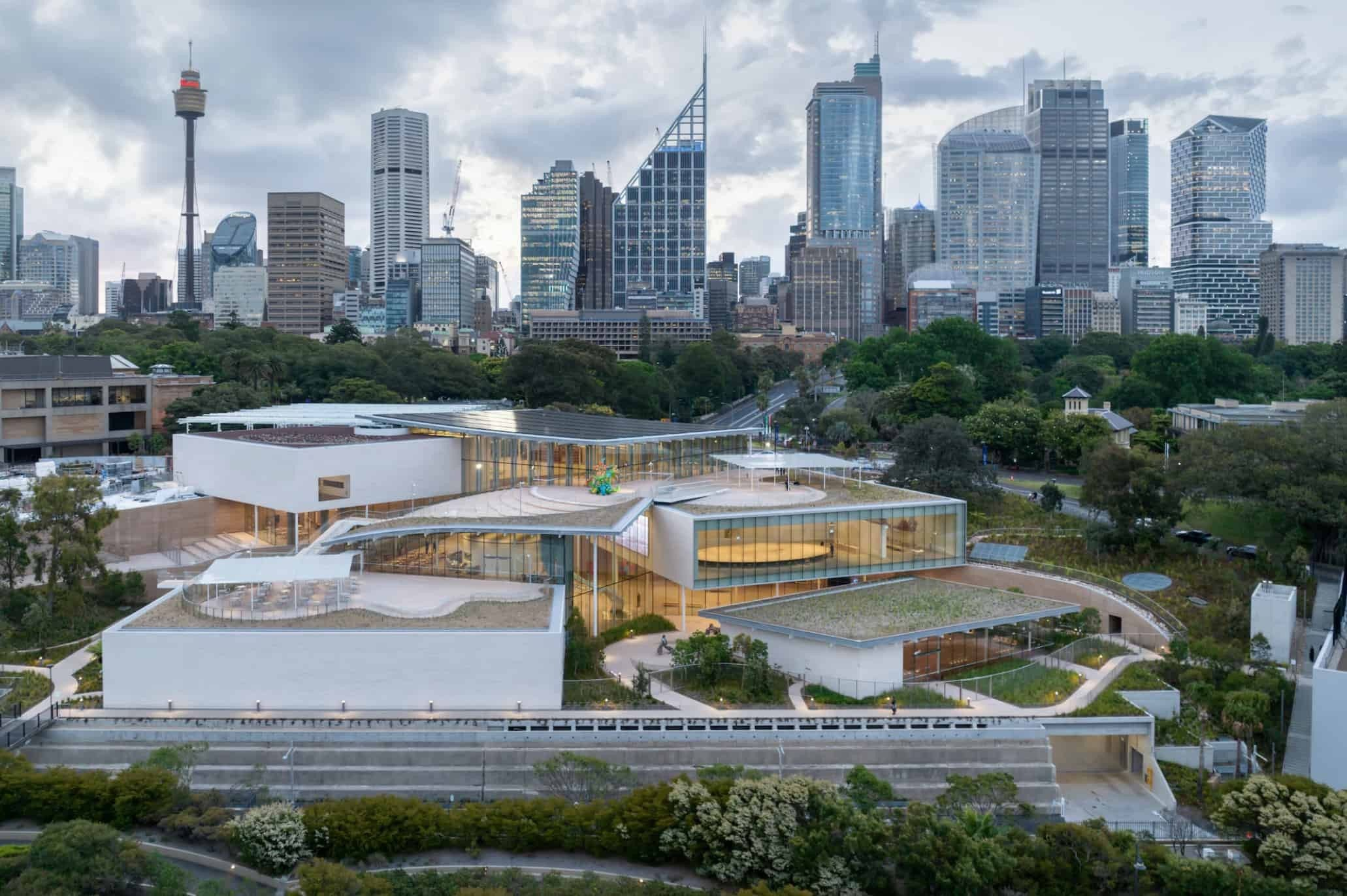Art Gallery Of New South Wales To Open New Building | Blooloop intended for Colorful Sky And Dark Rocky Sydney Coast, Seashore Round Wall Art, 11"