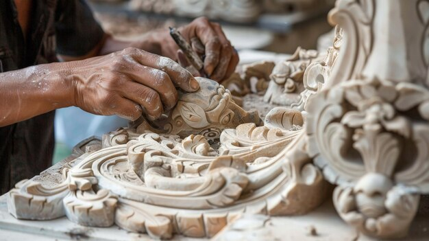 Artistic Stone Craftsmanship Images - Free Download On Freepik pertaining to Understanding the Craftsmanship of Fiberglass and Fiberstone in Traditional Asian Sculptures