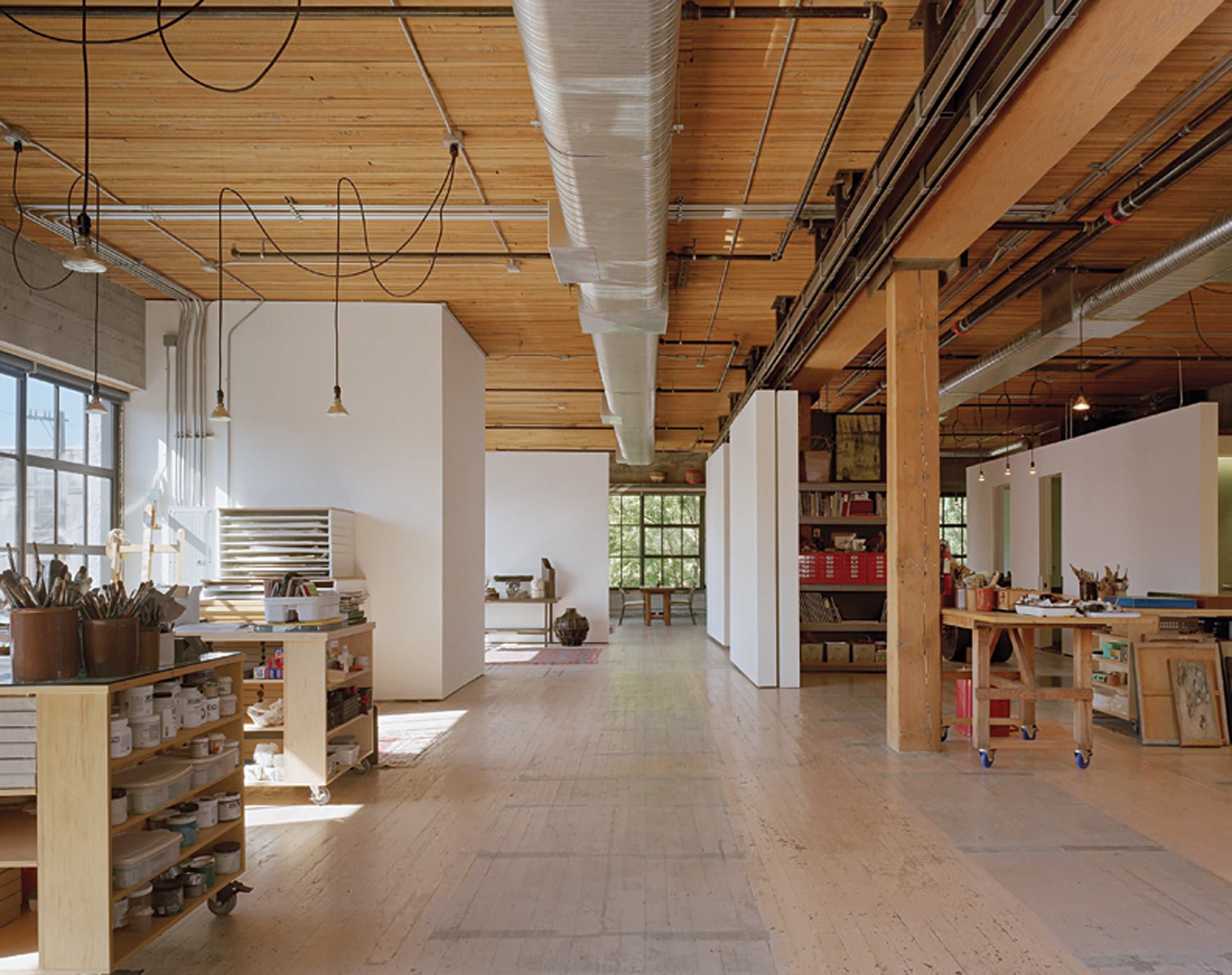 Artist's Studio, Seattle | Residential Architect | Interiors ... intended for My Houzz: Ronnie Wood’s Old Art Studio Gets A Makeover - (Studio Art)