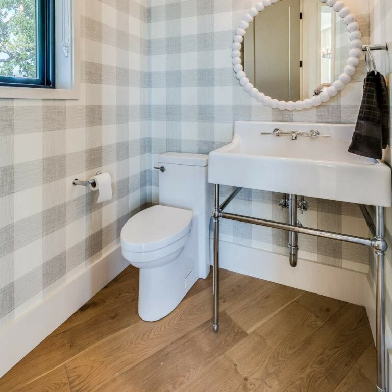 Bathroom Wrapping Dubai - Affordable Makeover In One Day with regard to Yes, You Can Go Bold With Wallpaper In A Powder Room