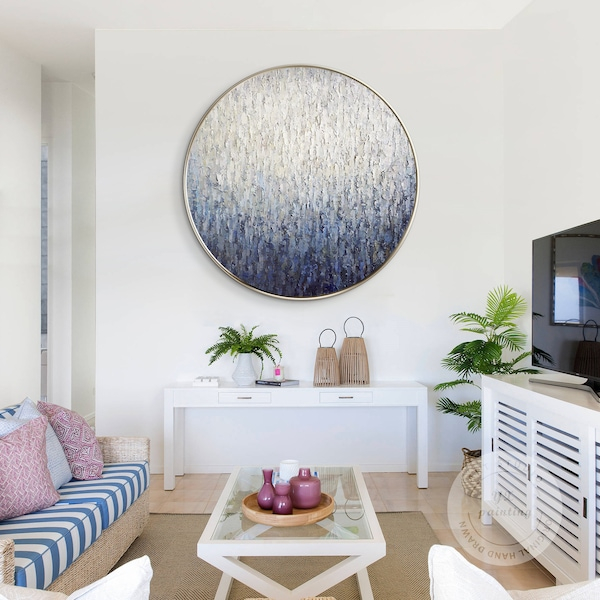 Bedroom Round Wall Art At Amy Palmer Blog within Purple Fractal Flower Pattern, Floral Digital Art Round Wall Art, 11"