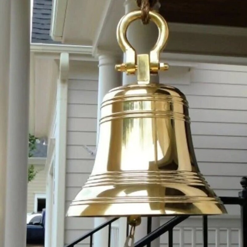 Bells - Etsy throughout 8" Polished Brass Bell