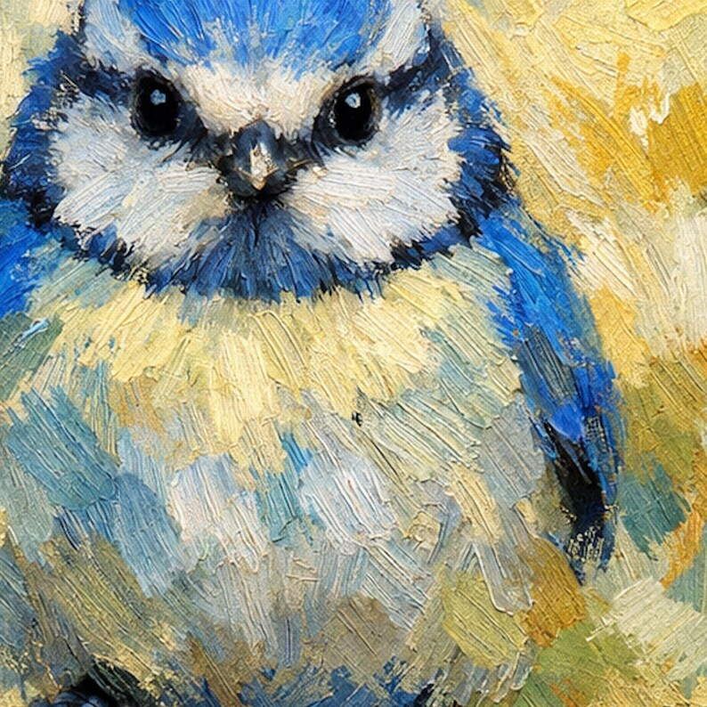 Appreciating the fine details of textured brushwork in wildlife art pieces