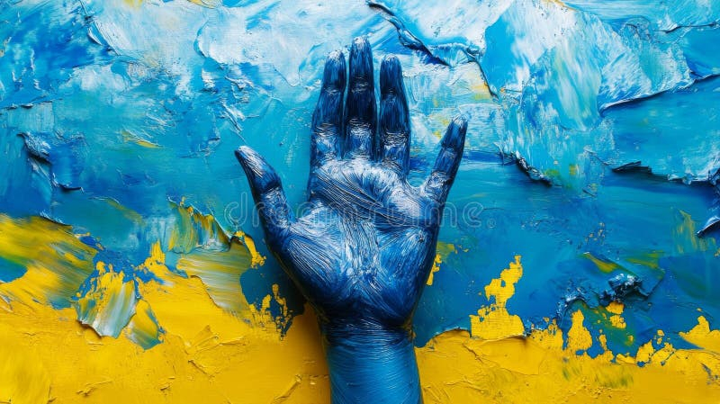 The Fascinating History of Blue in Hand-Painted Abstract Geometry