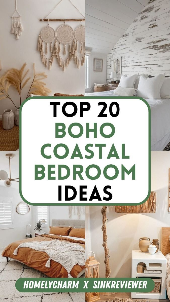 Boho Coastal Bedroom Ideas Bringing Beachy Charm Indoors pertaining to Rustic Wood Finish Decorative Ship Wheel With Seashell 6'', Boat Wheel