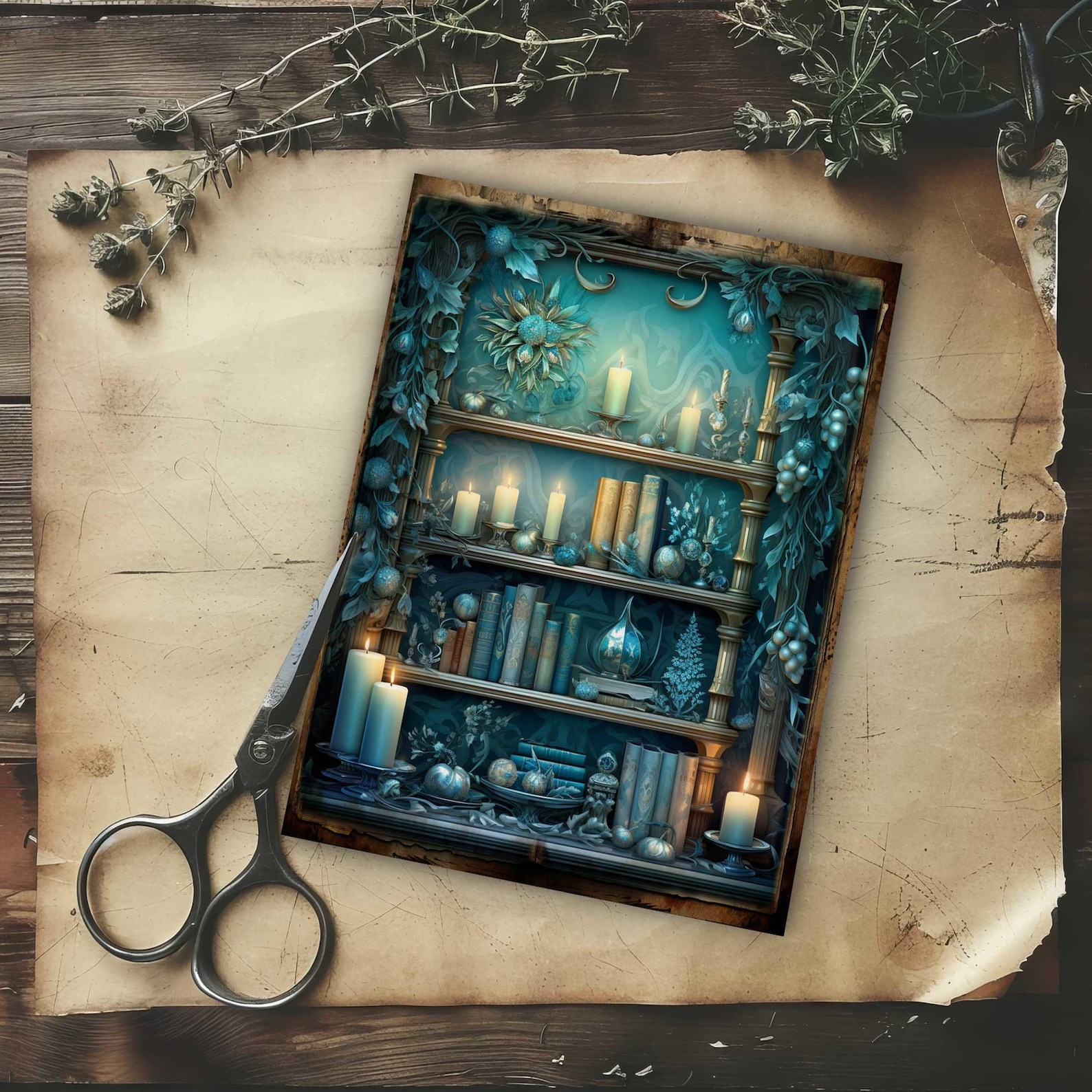 Bookshelf Junk Journaling, Vintage Book Piles, 6 Digital Journal Paper ... throughout Creative Ways To Make Art From Paper - (Hasilnya Bisa Jadi Wall Art)