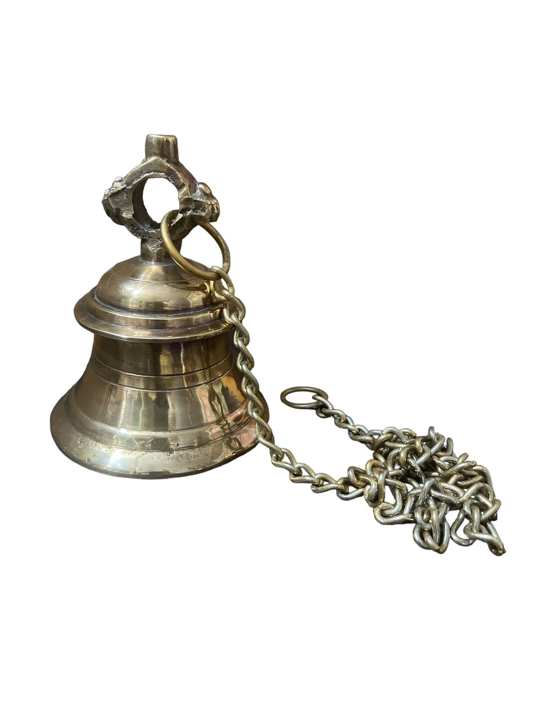 Buy Personalized Brass Bell Hanging With Deep Resonance Includes ... intended for U.s.n. Brass Bell With Bracket