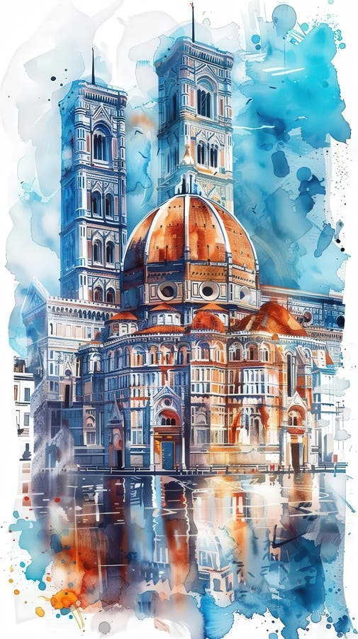 Capture The Essence Of Unique Architectural Wonders From Unexpected ... with regard to Original Abstract Watercolor Painting, "Future Cathedral Window," By Henry Brown