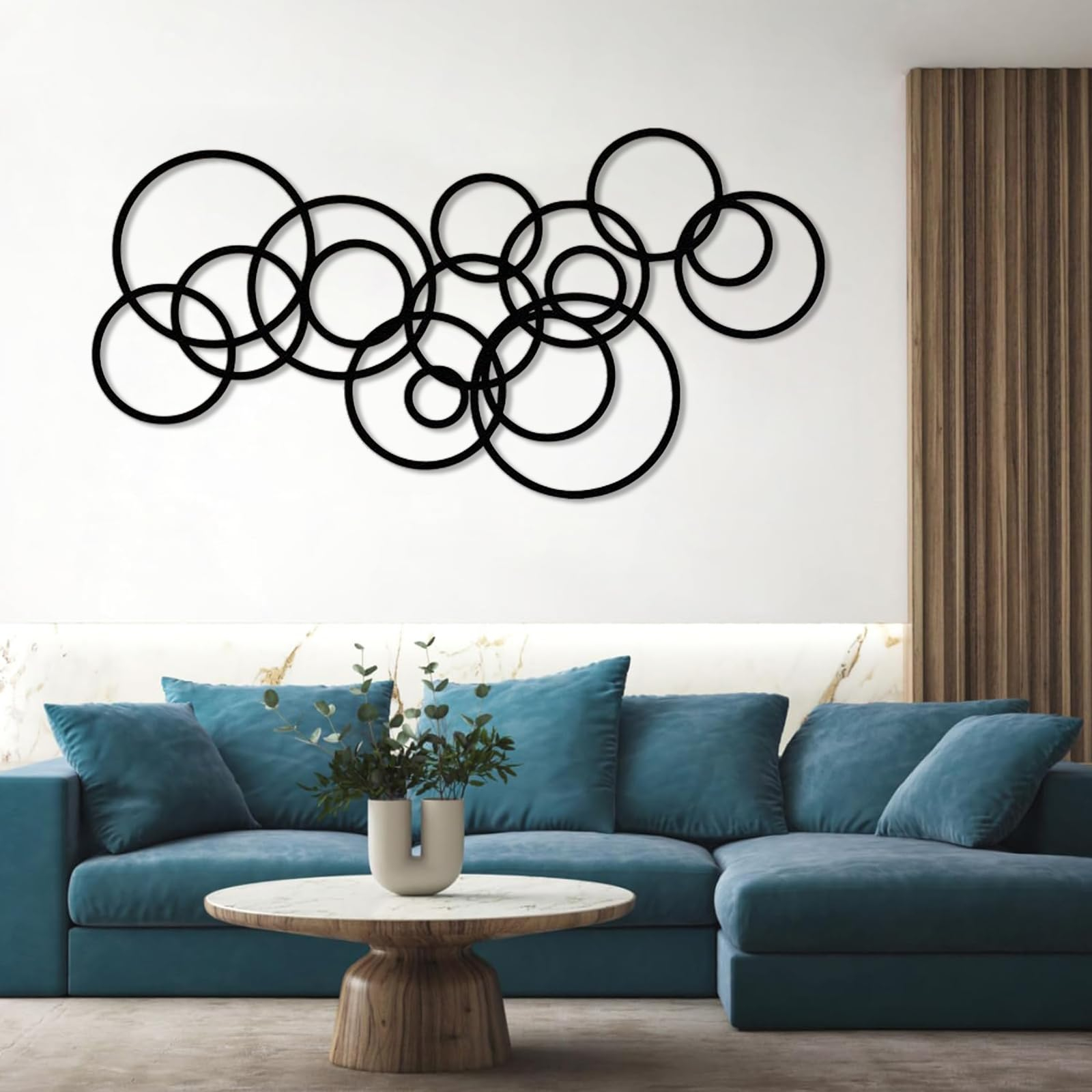 Circle Wall Art Ideas intended for Why Round Metal Wall Decor is Transforming Modern Interior Design Spaces in 2026