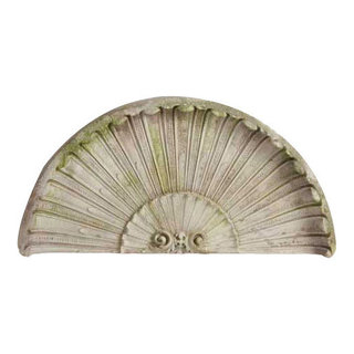 Classic Scallop Overdoor 19", Architectural Over Door Plaques ... in Cincinnati Tile 10, Architectural Over Door Plaques