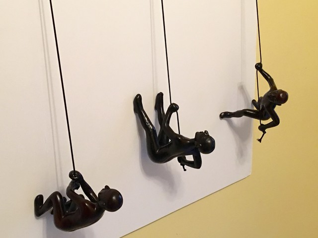 Climbing Man Wall Art Position 1,2,3 , Choco, Black Color ... within Climbing Man Position #3 Wall Art, Set Of 4, Blue