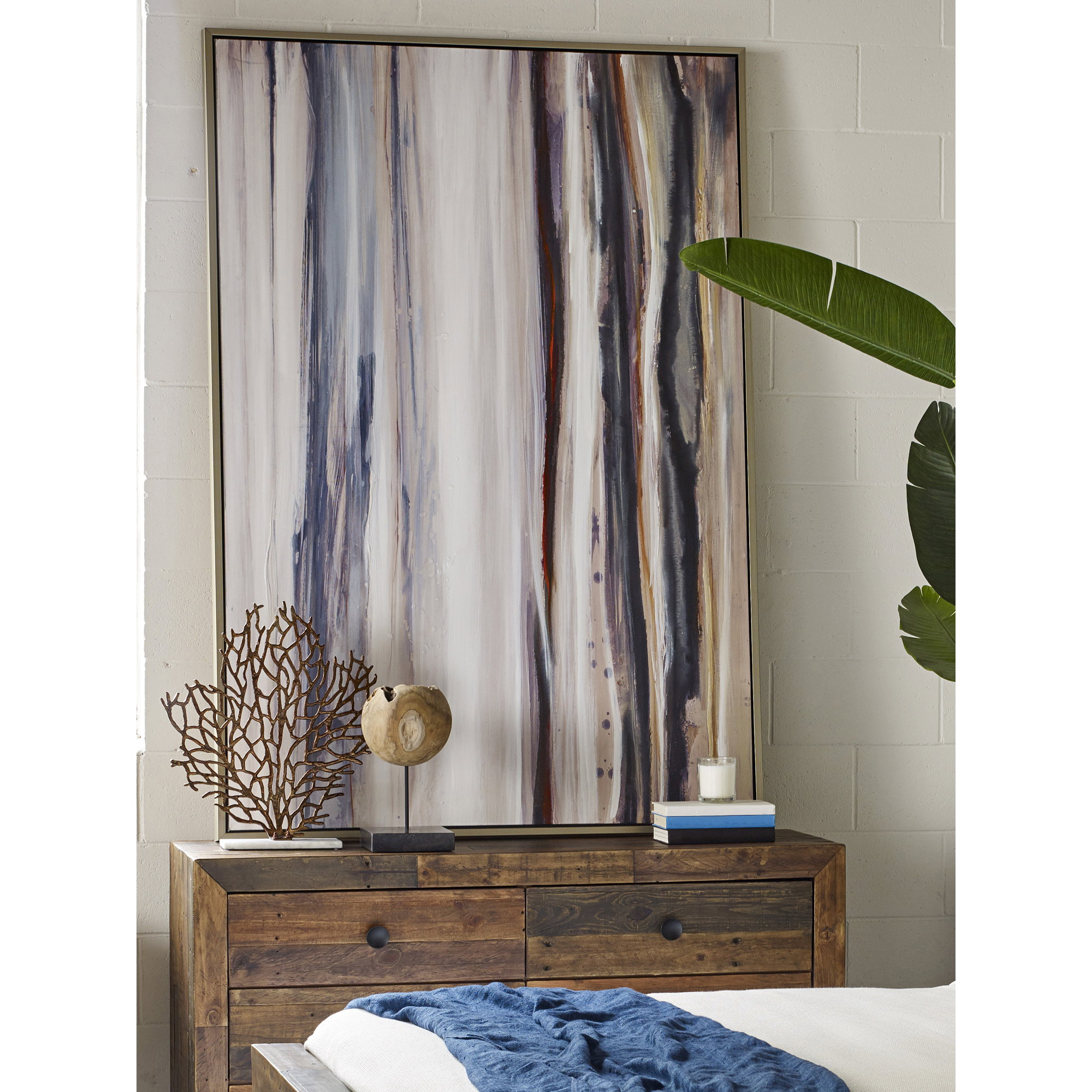 How Large Framed Color Swathe Wall Décor Completely Transforms Room Acoustics And Mood