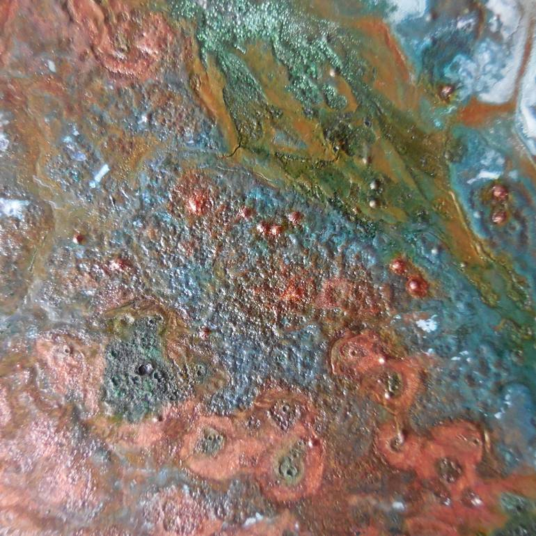 Copper Patina Paint throughout Understanding the Aging Process of Copper Patina in Modern Marine Wall Art