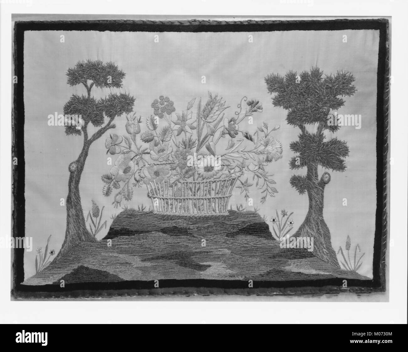 Craftsmanship Detailed Stitching Black And White Stock Photos &amp; Images ... in Cloud Chamber Ii', 12"X47" Mixed Media Shadowbox, Framed Under Glass