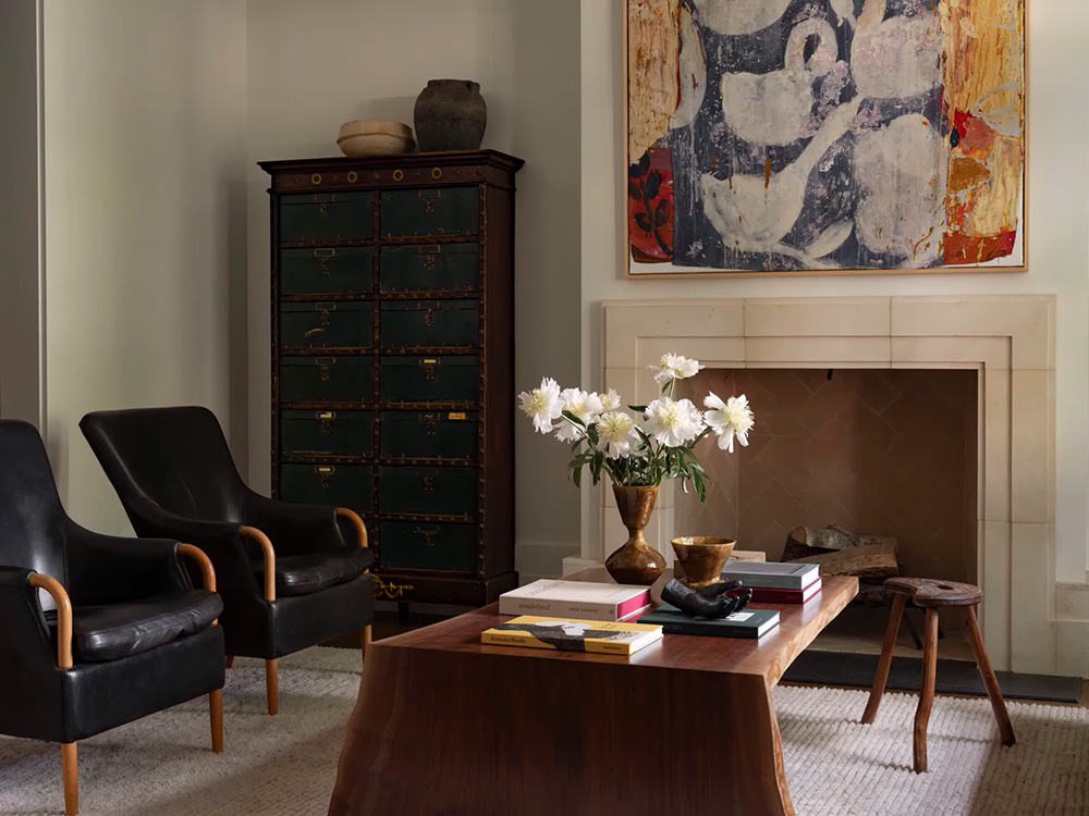 Designer Claire Staszak Infused Bland New Chicago Home With Character ... intended for Inside a Chicago Home That Embraced Eight Different Wallpapers