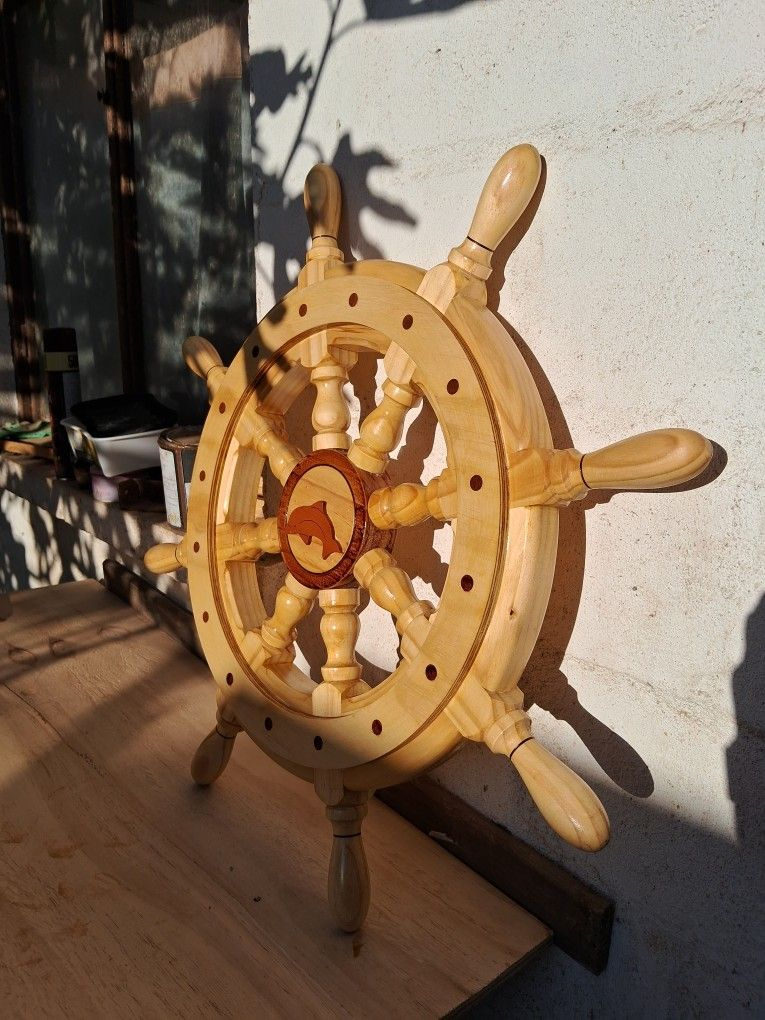 Discover 900+ Ship Wheels And Ship Wheel Ideas | Ship, Wooden Ship ... for Small Spaces Big Impact Decorating With Compact 6 Inch Nautical Ship Wheels