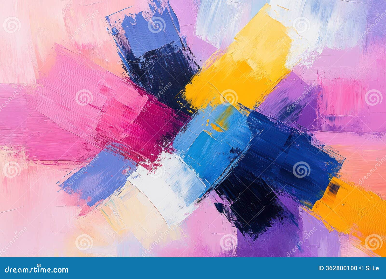 The Story of Texture and Color in the Renowned Good Feelings Canvas