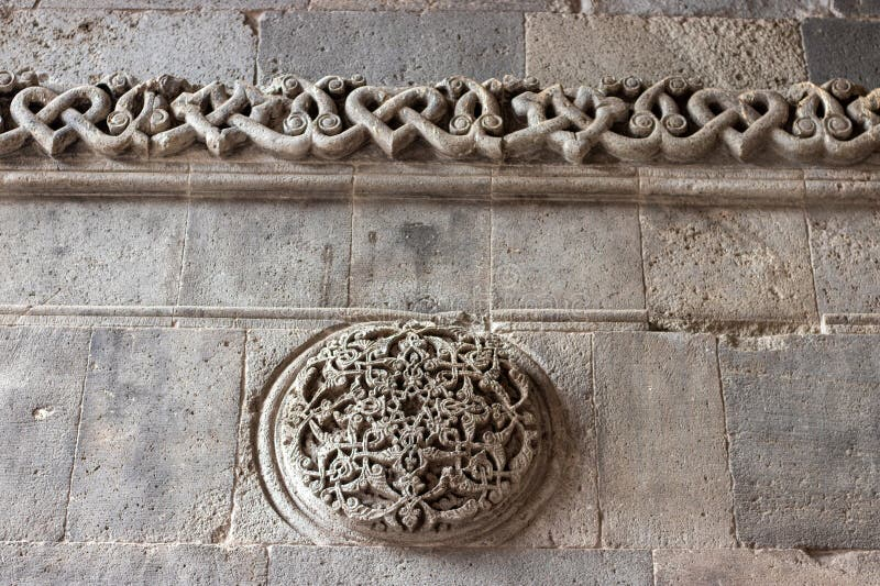 Erzurum Double Minaret Madrasa Stone Intricate Carvings And ... for Balancing Weight and Elegance by Using Fiber Stone for Intricate Architectural Millwork