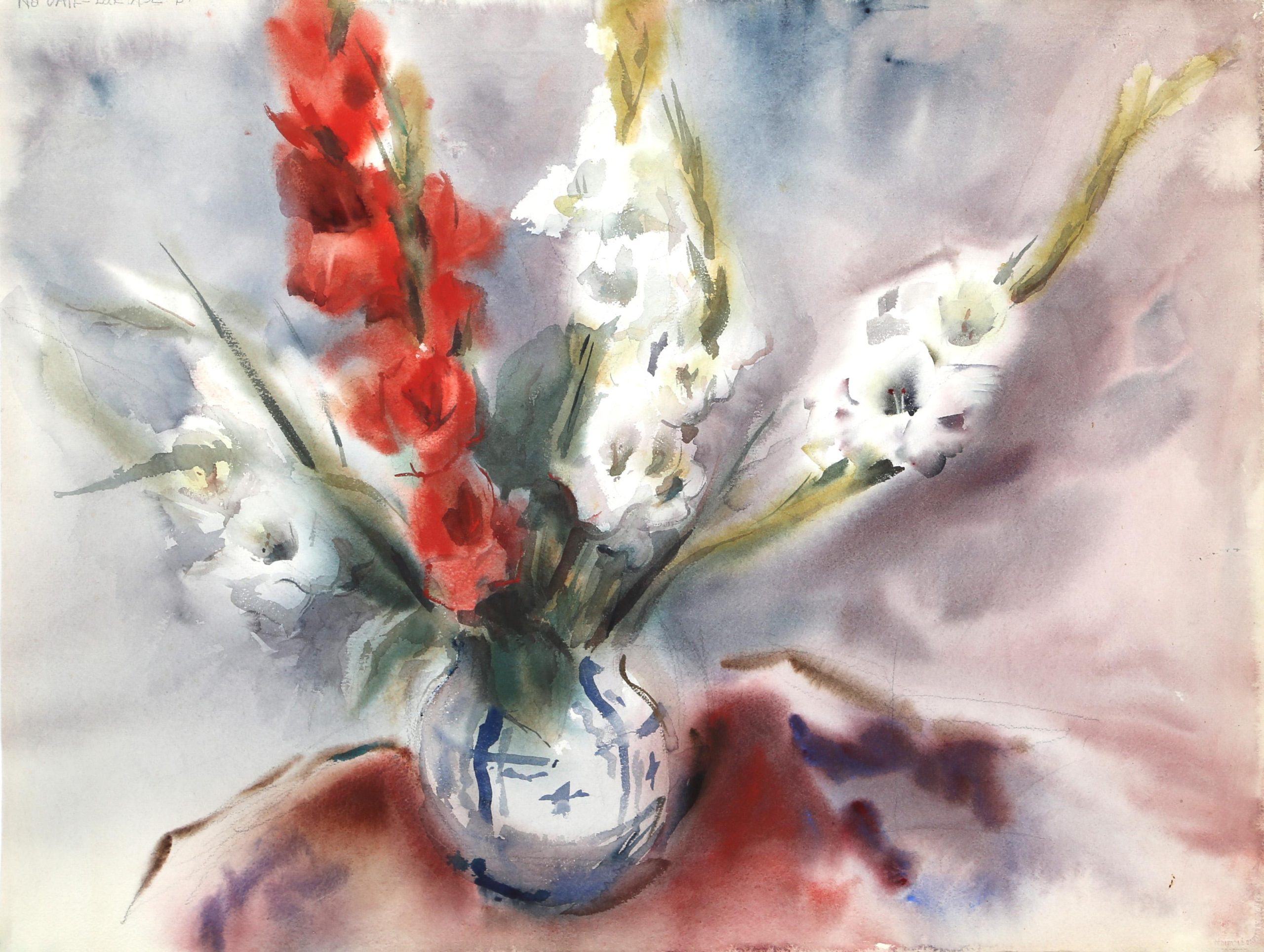 Eve Nethercott - Flowers, Watercolor By Eve Nethercott For Sale At ... with regard to Eve Nethercott, Vermont, P4.29, Watercolor Painting
