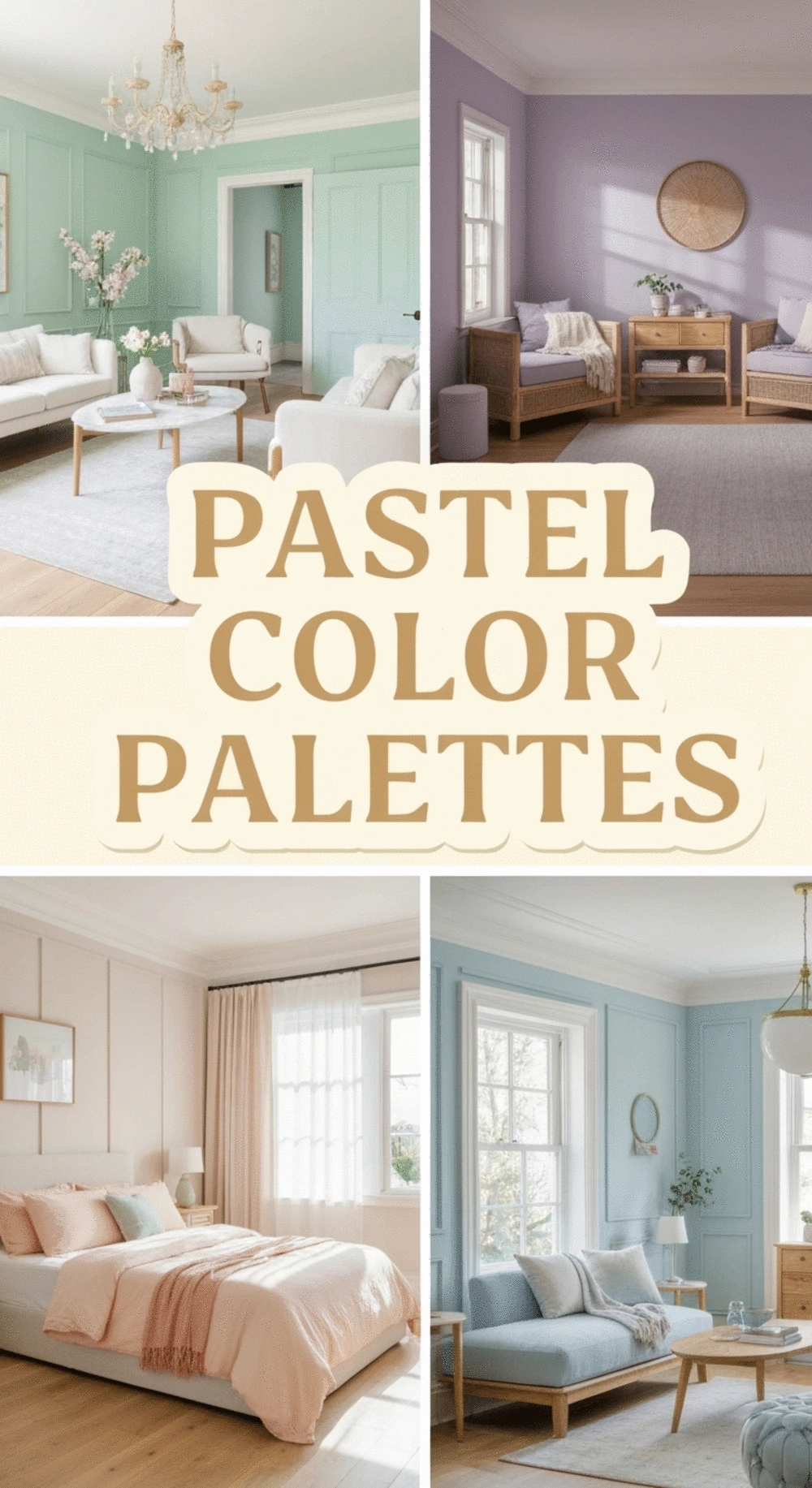 Explore Pastel Color Palettes For A Soft And Serene Home Atmosphere throughout Designing Serene Interiors Using Soft Palettes And Hand Painted Egrets