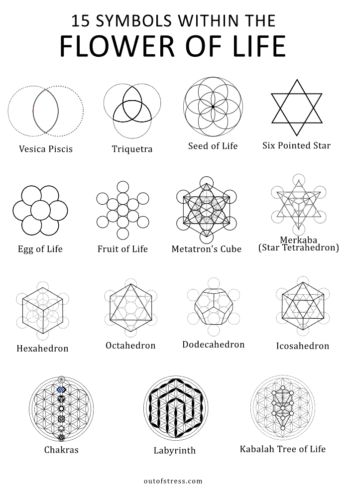 Flower Of Life – Symbolism + 6 Hidden Meanings (Sacred Geometry) in The Hidden Symbolism and Meaning Inside Modern Abstract Flower Art Movement