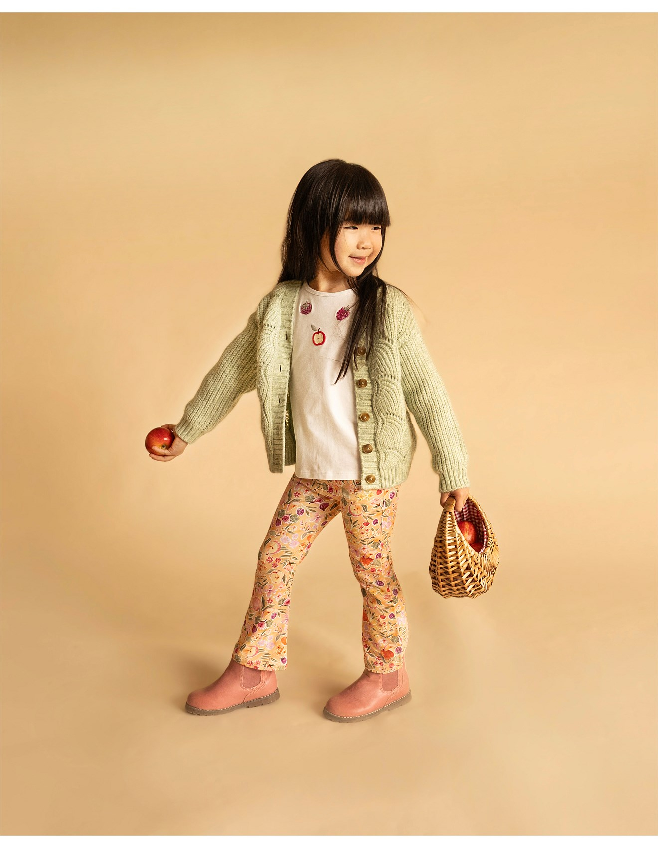 Fox &amp; Finch Orchard Bloom Pointelle Cardigan | David Jones pertaining to "Wish Upon A Star" Fox And The Finch Painting