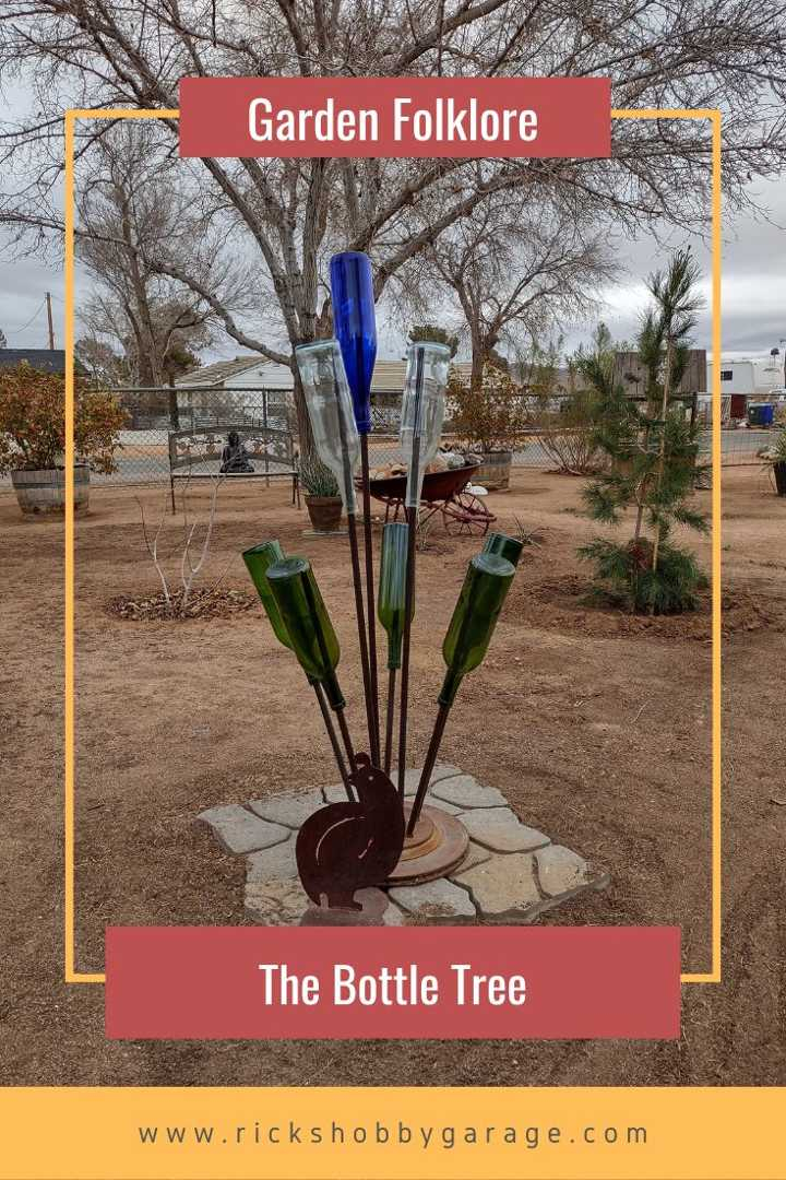 Garden Folklore: The Bottle Tree | Rick's Hobby Garage for Why Modern Gardeners Are Bringing Folklore Inside with Heavy Resin Sculptures