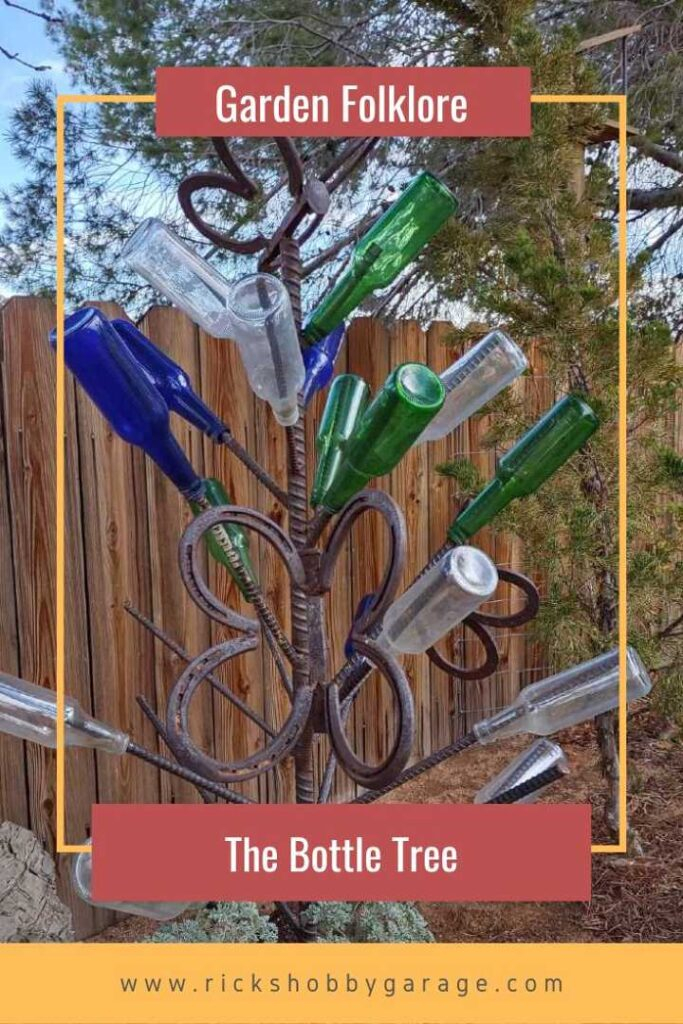 Garden Folklore: The Bottle Tree | Rick's Hobby Garage with Why Modern Gardeners Are Bringing Folklore Inside with Heavy Resin Sculptures