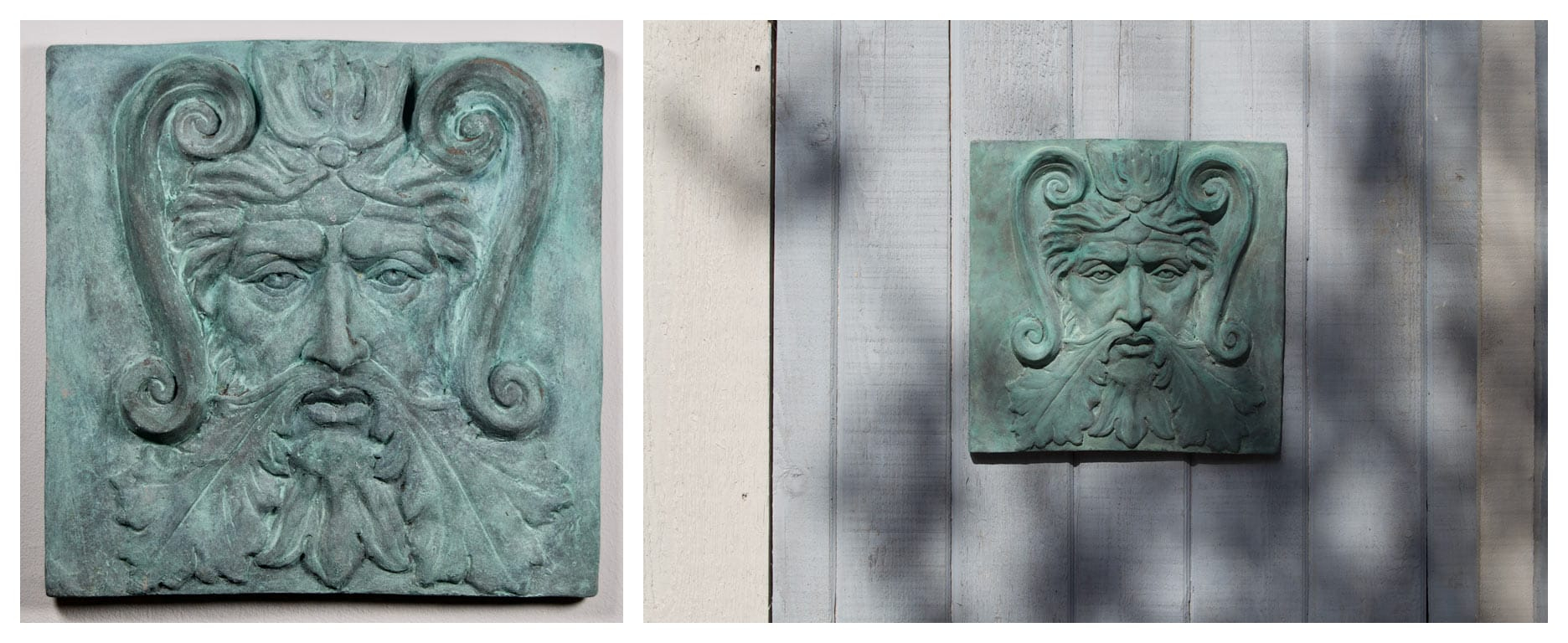 Garden Wall Plaques - Kate Woodlock throughout Transformative Ways to Use Architectural Sculpture Plaques in Entryways and Garden Walls