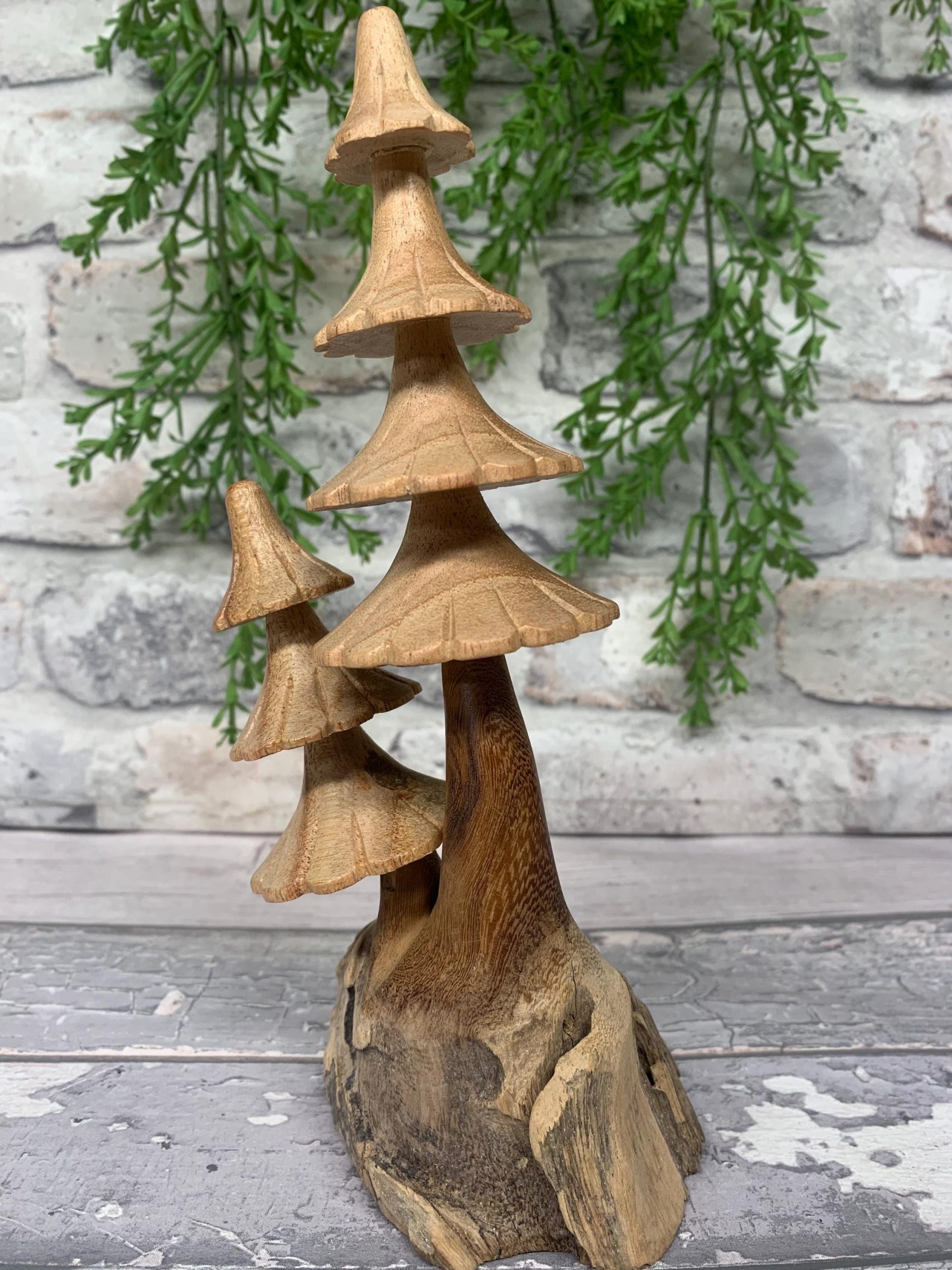 Hand Carved Albesia Wood Christmas Tree Ornament, Rustic Folk Art - Etsy regarding Bringing Island Warmth Indoors Through Hand Carved Albesia Wood Artistry