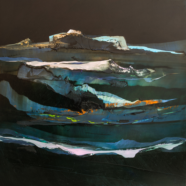 Hidden Depths Oil Painting By Nicholas Down | Absolutearts.com with Coastal Beach Scene Hand-Painted Textured Canvas Art