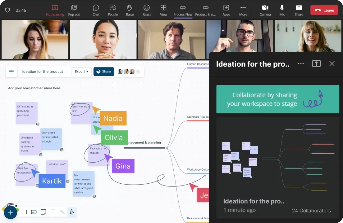 Turning Blank Vertical Spaces Into Collaborative Brainstorming Hubs for Remote Teams